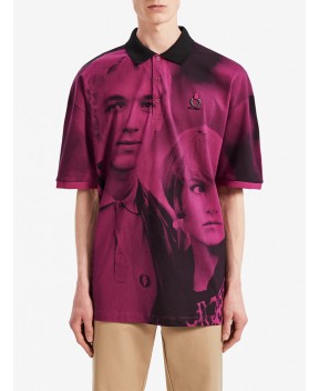 POLO RAF SIMONS FUCSIA - Polo RAF SIMONS FRED PERRY