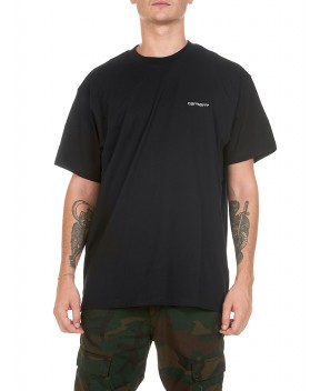 T-SHIRT SCRIPT EMBROIDERY NERA - T-Shirt CARHARTT