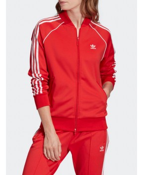 FELPA TRACK ROSSA - Felpe ADIDAS