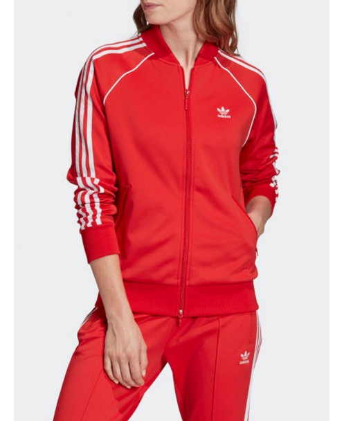 felpa adidas rosso