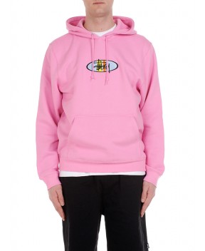 FELPA 2 BAR ROSA CON CAPPUCCIO - Felpe con cappuccio STUSSY