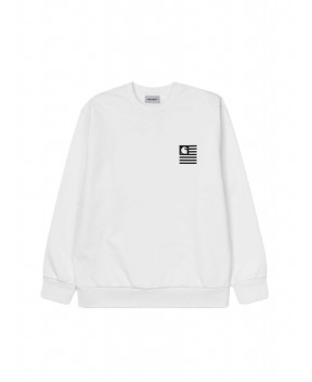 FELPA STATE CHROMO BIANCA - Felpe CARHARTT