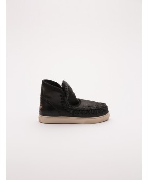 STIVALETTO ESKIMO SNEAKER NERO CRACKED - Stivali&Stivaletti MOU
